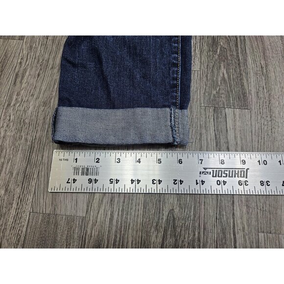 (3/$35) Old Navy Maternity Jeans Women 6 Denim Full Belly Panel Cropped Straight - Picture 11 of 11